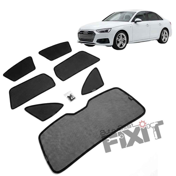 Audi A4 Car Window Curtains (2020-2024) - Custom Fit Sun Shade, UV & Privacy Protection