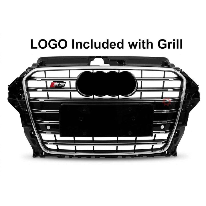 Audi A3 (2014-18) RS3 Horizontal Slate Grille | Direct-Fit Replacement Part