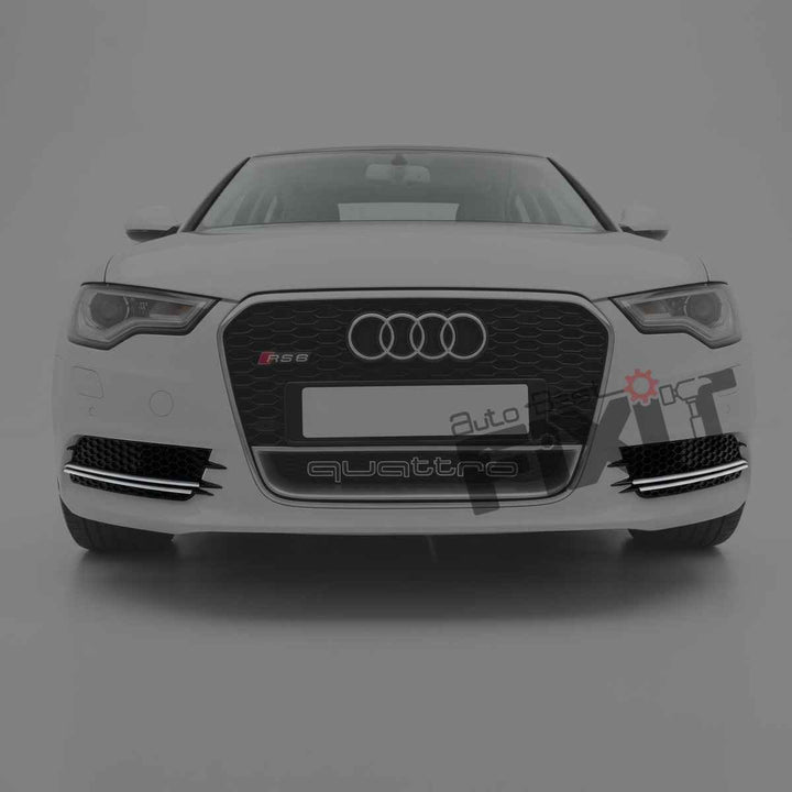 Audi A6 (2012-15) RS6 Fog Lamp Cover | Direct-Fit Replacement Part – Installed Photo