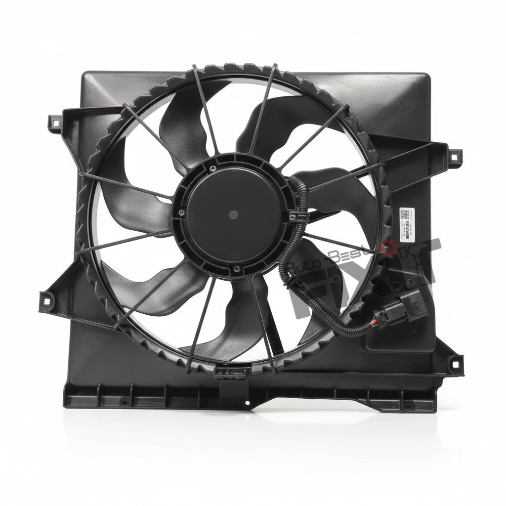 HANON RADIATOR FAN ASSEMBLY-CRETA 1ST GEN 2015-2020 DSL Compatible with HYUNDAI CRETA Vehicle_2