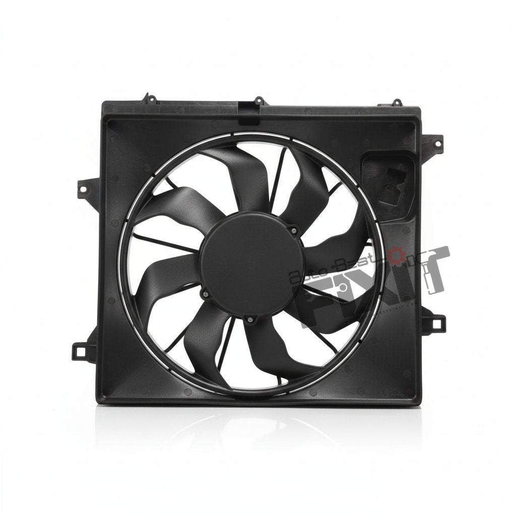 HANON RADIATOR FAN ASSEMBLY-CRETA 1ST GEN 2015-2020 DSL Compatible with HYUNDAI CRETA Vehicle_1