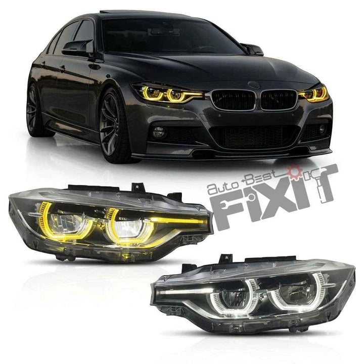 BMW 3 Series Dual Colour Headlight Assembly (2013-2015) | RKNP