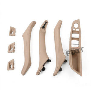 KARTION Door Handle Compatible With BMW 5 Series Door Handle 5 Series F10 2010-2017 Full Set Beige Compatible with BMW 5' F10 Vehicle