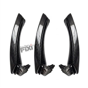 KARTION Door Handle Compatible With BMW 3 Series Door Handle 3 Series E90 2004-2012 Carbon Fiber Compatible with BMW 3' E90 Vehicle