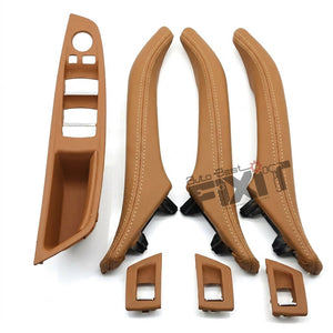 KARTION Door Handle Compatible With BMW 5 Series Door Handle 5 Series F10 2010-2017 Full Set Champaign Compatible with BMW 5' F10 Vehicle