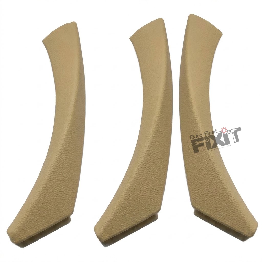 KARTION Door Handle Compatible With BMW 3 Series Door Handle 3 Series E90 2004-2012 Beige Outer Compatible with BMW 3' E90 Vehicle