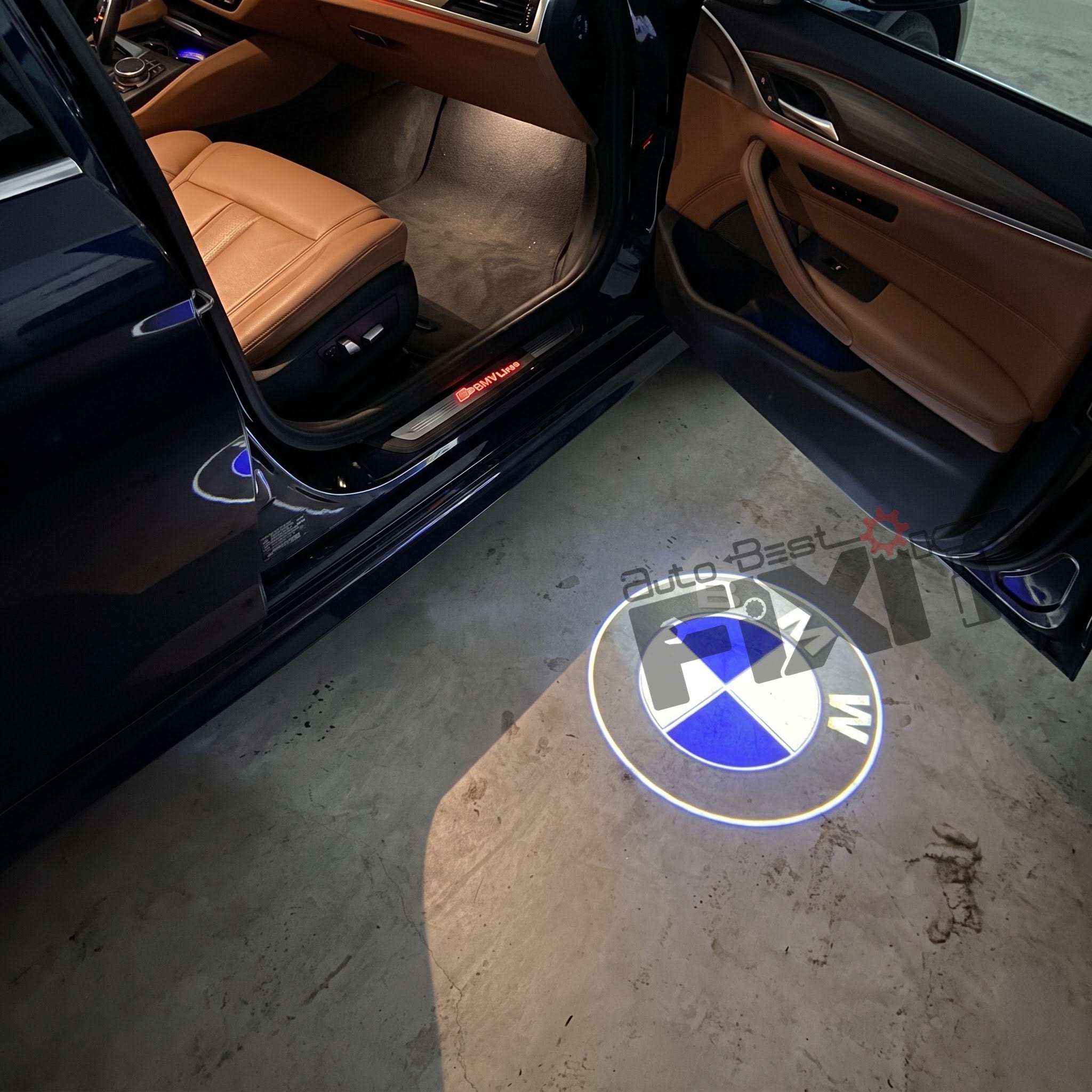 BMW 5 Series (2012-2017) 5D Logo Design LED Door Welcome Light – Puddle Lamp | XM