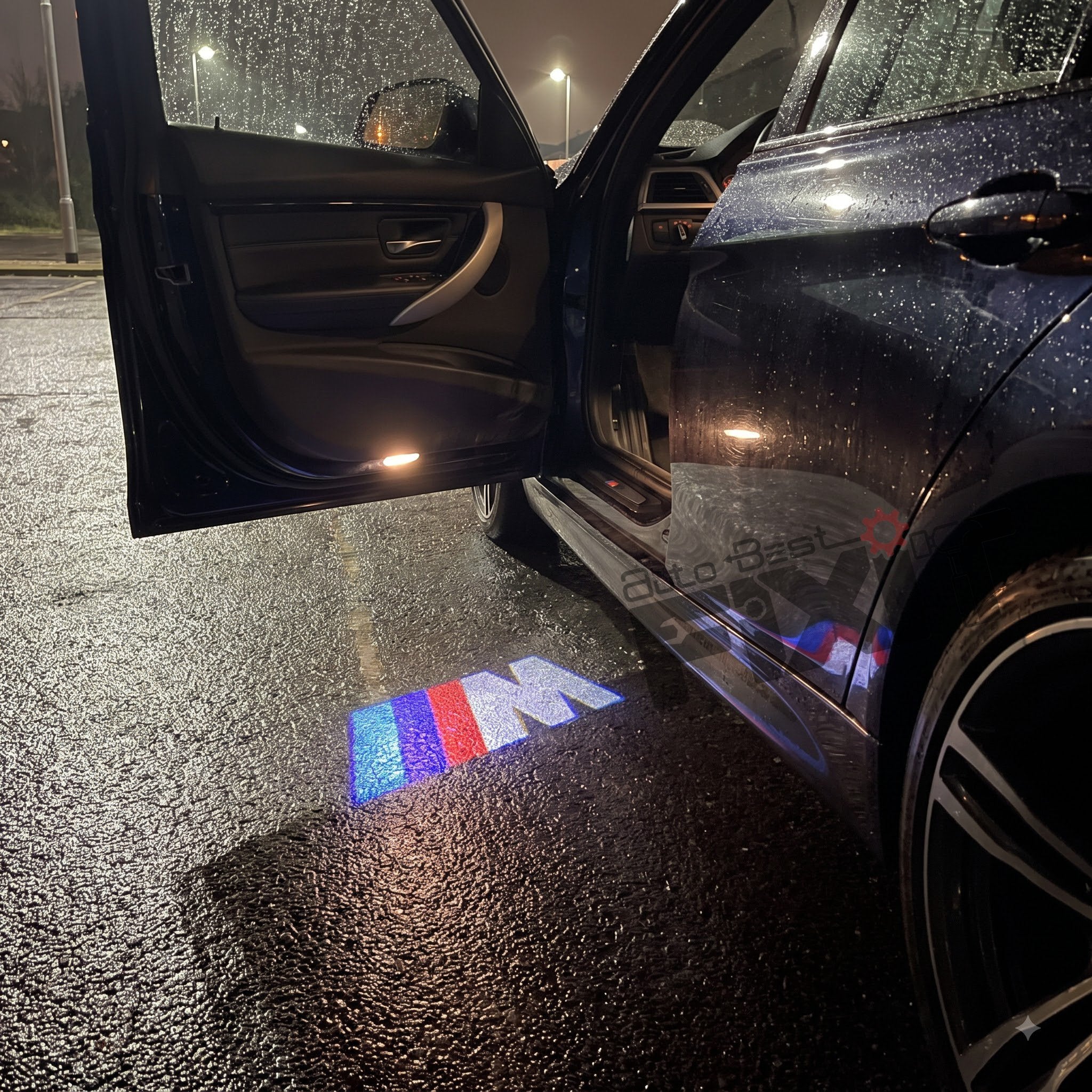BMW 3 Series (2012-2019) M Sport LED Door Welcome Light – Logo Shadow Puddle Lamp | XM