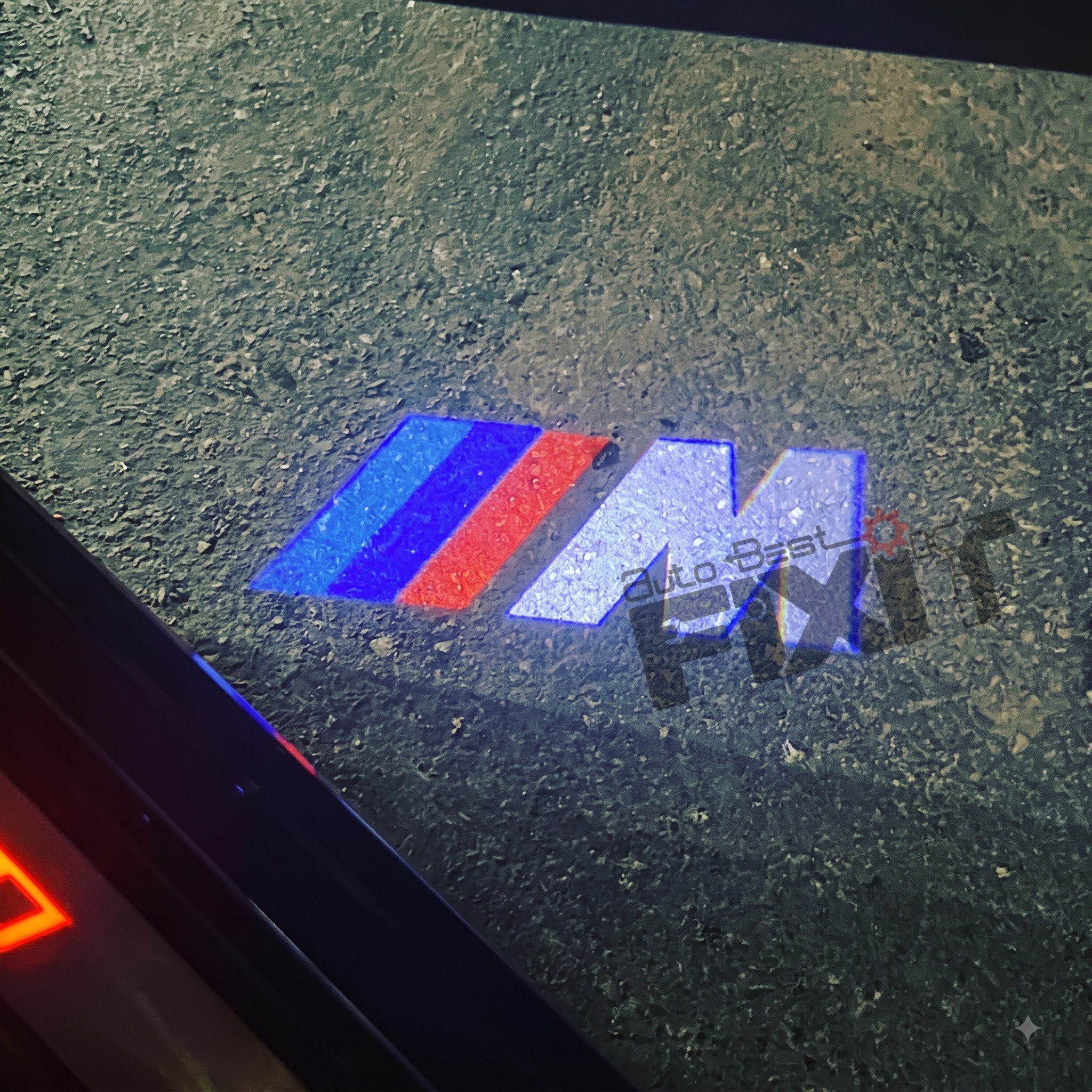 BMW 3 Series (2012-2019) M Sport LED Door Welcome Light – Logo Shadow Puddle Lamp | XM