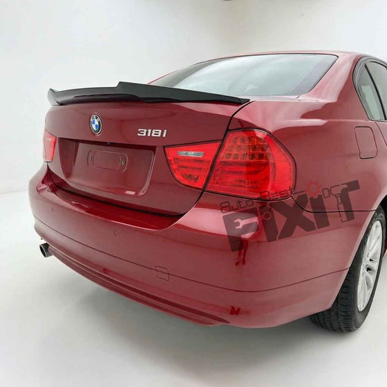 BMW 3 Series (2005-12) M4 Style Lip Spoiler - Gloss Black | ABS Plastic Material | Custom-Fit Add-On