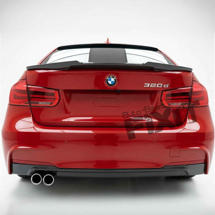 BMW 3 Series (2012-19) M4 Style Spoiler - Gloss Black | ABS Plastic Material | Custom-Fit Add-On