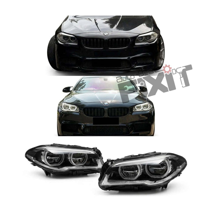 Bmw 5 (F10) Upgrade to 2016-17 Style LED Headlamps | Diesel OEM Replacement Headlamps (2013-2014)