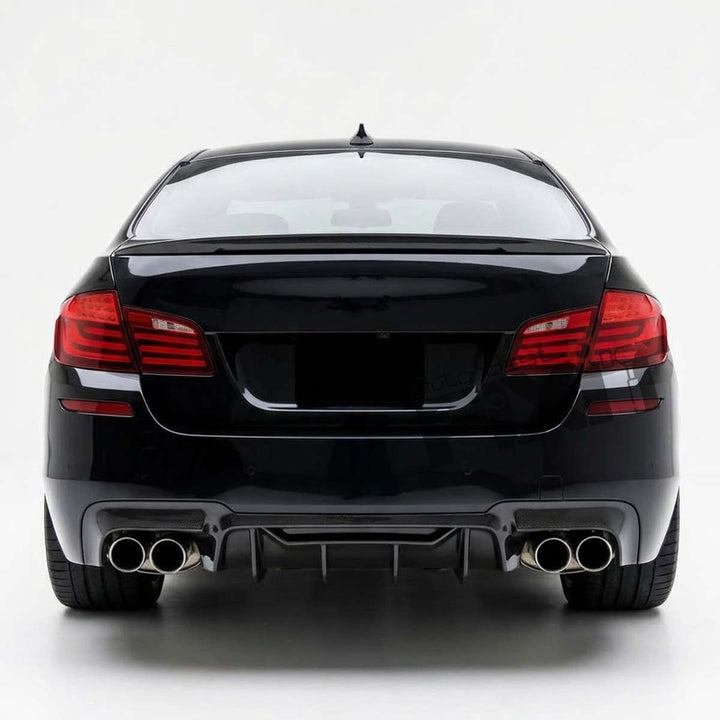 Bmw 5 (F10) Rear Bumper Diffuser + Tips | Diesel OEM Replacement Rear Diffuser (2014-2017)