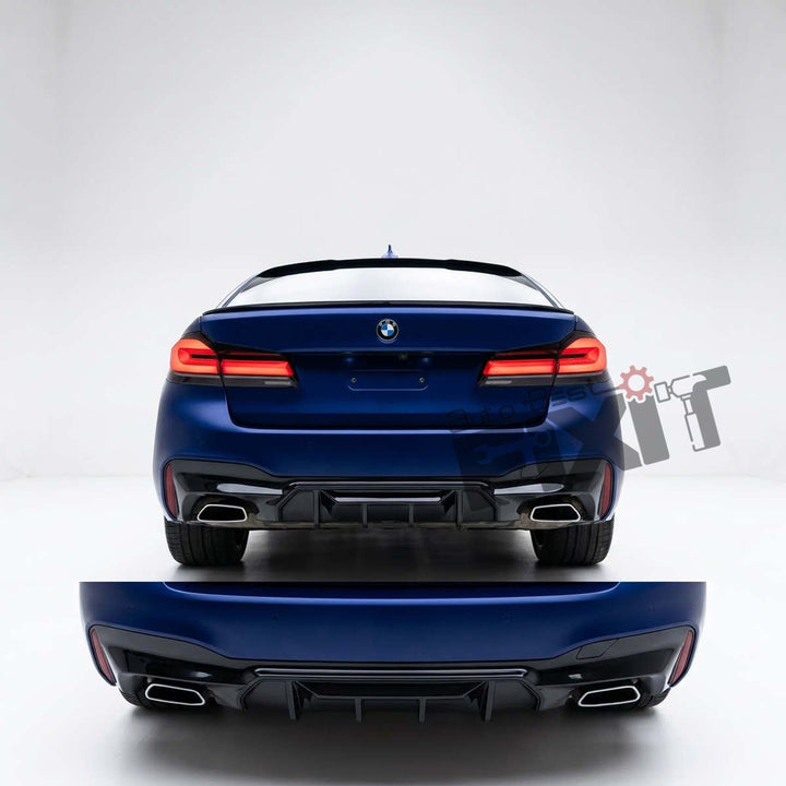 Bmw 5 (G30) Rear Bumper Diffuser | Diesel OEM Replacement Rear Diffuser (2017-2022)