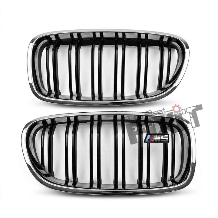 BMW 5 Series (2010-17) M5 Grille With - Chrome | ABS Plastic Material | Direct-Fit Replacement Pa