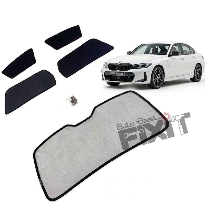 BMW 3 Series Car Window Curtains (2012-2019) - Custom Fit Sun Shade, UV & Privacy Protection
