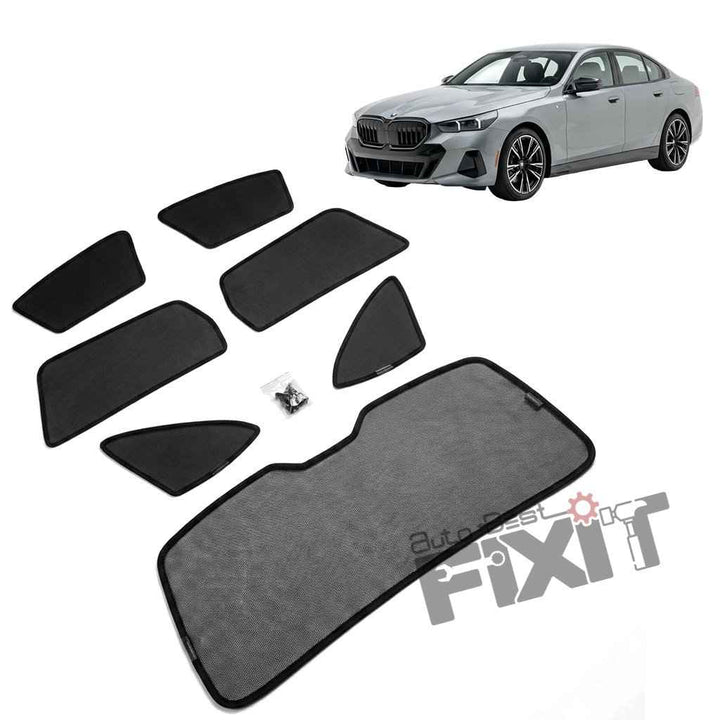 BMW 5 Series Car Window Curtains (2017-2024) - Custom Fit Sun Shade, UV & Privacy Protection