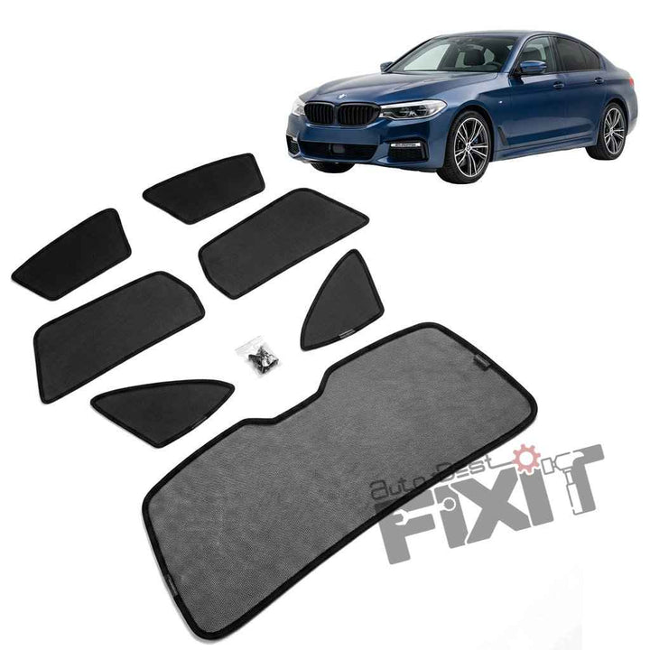 BMW 5 Series Car Window Curtains (2024-Present) - Custom Fit Sun Shade, UV & Privacy Protection