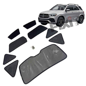 Mercedes-Benz M-Class Car Window Curtains (2012-2019) - Custom Fit Sun Shade, UV & Privacy Protection