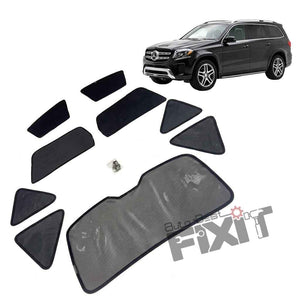 Mercedes-Benz GL-Class Car Window Curtains (2013-2019) - Custom Fit Sun Shade, UV & Privacy Protection