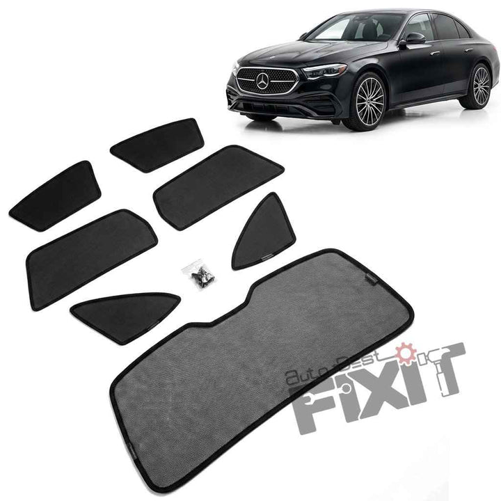 Mercedes-Benz E-Class Car Window Curtains (2016-2023) - Custom Fit Sun Shade, UV & Privacy Protection