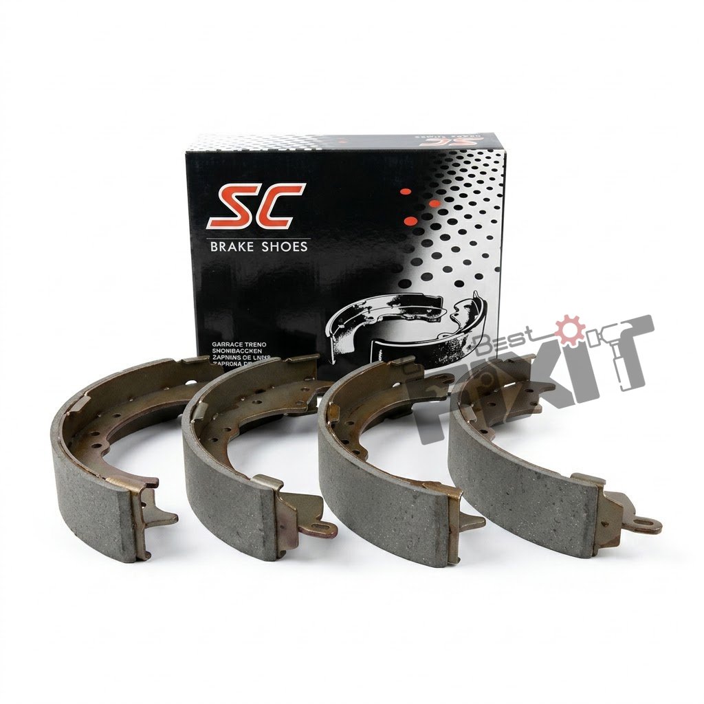 Toyota Qualis REAR BRAKE SHOE (SET)-QUALIS 1999-2004 Petrol | 2003-2004 | SUPER CIRCLE