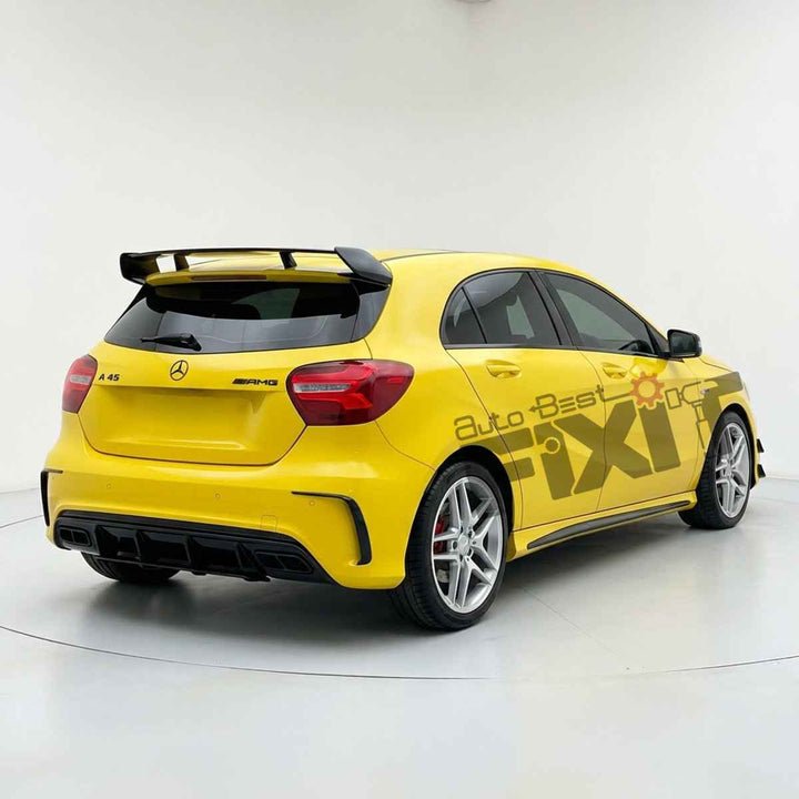 Mercedes-Benz A-Class Hatchback (2014-20) Gloss - Black Roof Spoiler | ABS Plastic Material | Custom-Fit Add-On