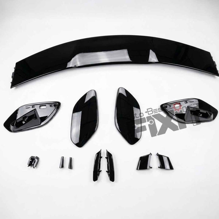 Mercedes-Benz A-Class Hatchback (2014-20) Gloss - Black Roof Spoiler | ABS Plastic Material | Custom-Fit Add-On – Installed Photo