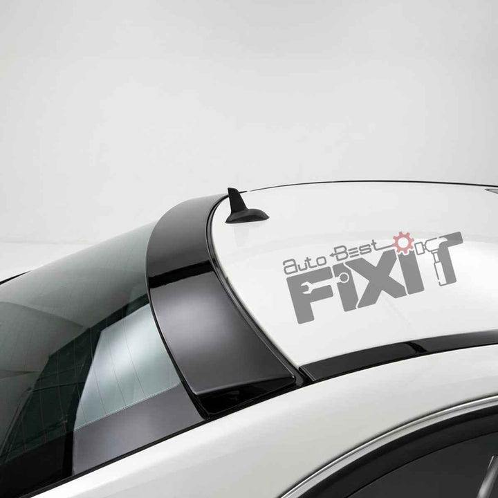 Mercedes-Benz C-Class (2008-14) Gloss - Black Roof Spoiler | ABS Plastic Material | Custom-Fit Add-On