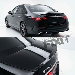 Mercedes-Benz E-Class (2026) Gloss - Black Boot Lip Spoiler | ABS Plastic Material | Custom-Fit Add-On