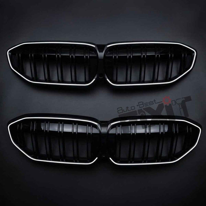 BMW 3 Series (2023-26) LED Grille | ABS Plastic Material | Direct-Fit Replacement Part – Installed Photo