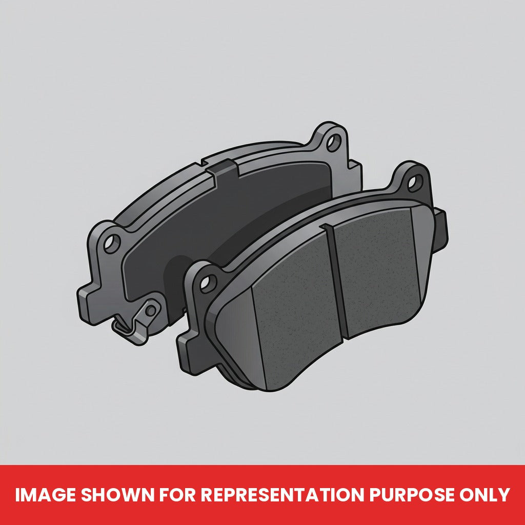 Woking REAR PAD BEETLE SET Compatible with AUDI A3 (8P7) Vehicle