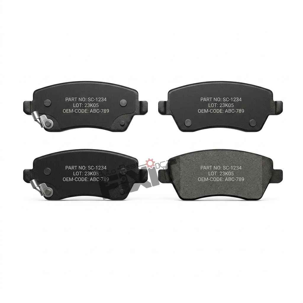 Nissan Micra FRONT BRAKE PAD (SET)-PULSE 2012-2017/SCALA 2012-2017/MICRA 2010-2020/SUNNY 2011-2020 Petrol | 2012-2017 | SUPER CIRCLE