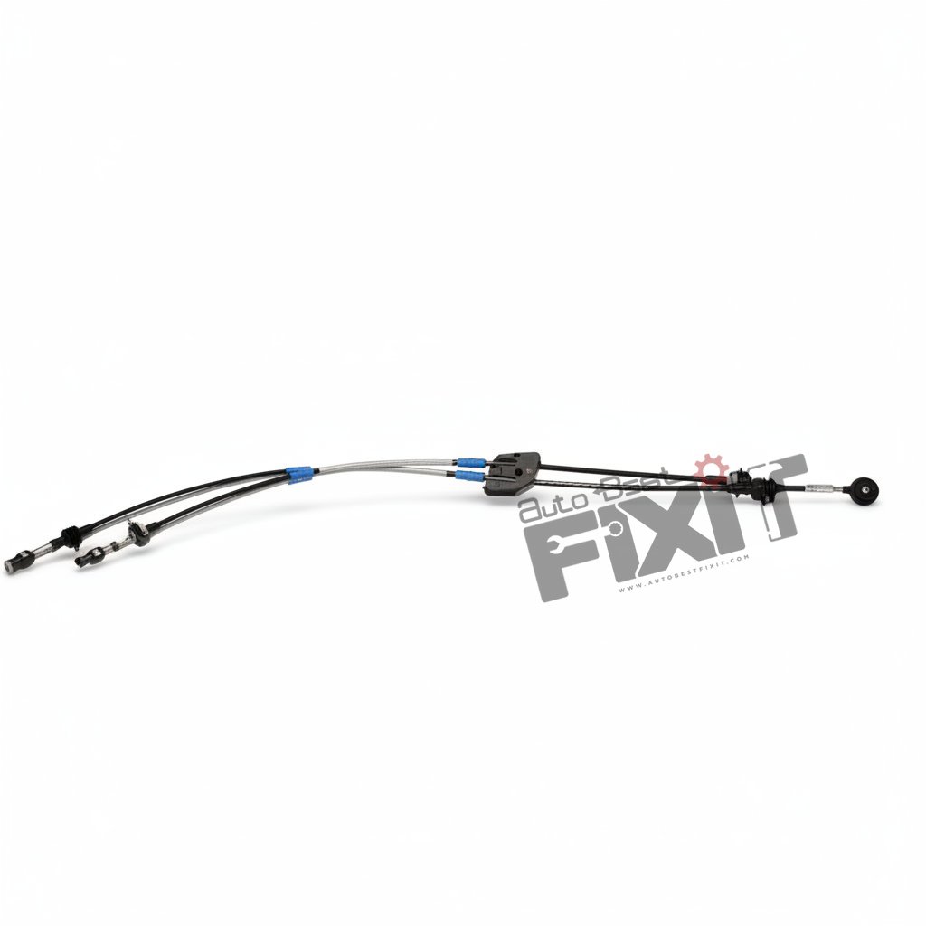 FORD CABLE ASSY SELECTOR LEVER CONTROL-ASPIRE 1ST GEN 2015-2018 PTL/ECOSPORT 2013-2021 PTL/FIGO 2ND GEN 2015-2019 PTL Compatible with FORD ECOSPORT Vehicle