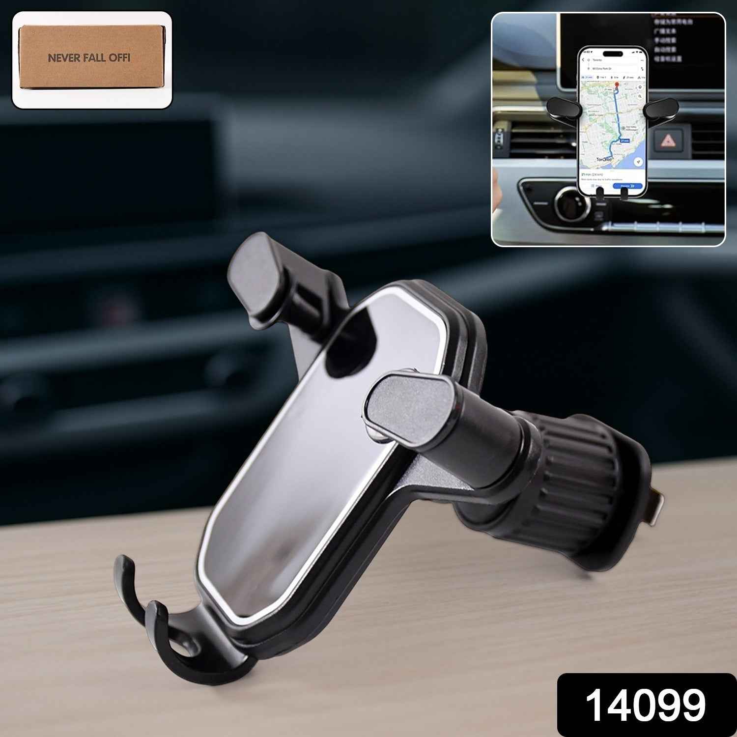 Universal Air Vent Gravity Car Phone Holder Mount (1 Set)