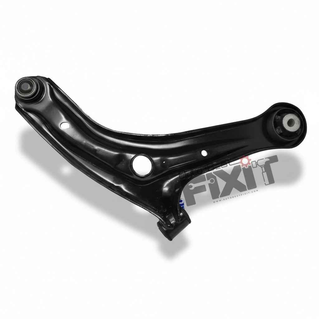 High-performance arm assy frt susp lh replacement for Fiesta 2nd Gen 2011-2015 showing heavy-duty connector pins and clean unit housing assembly.