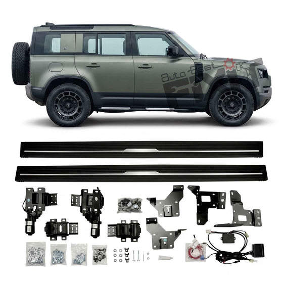 Side Steps Running Boards for Land Rover Defender 90/110/130 2020-2026 - Style 2 | Nerf Bars