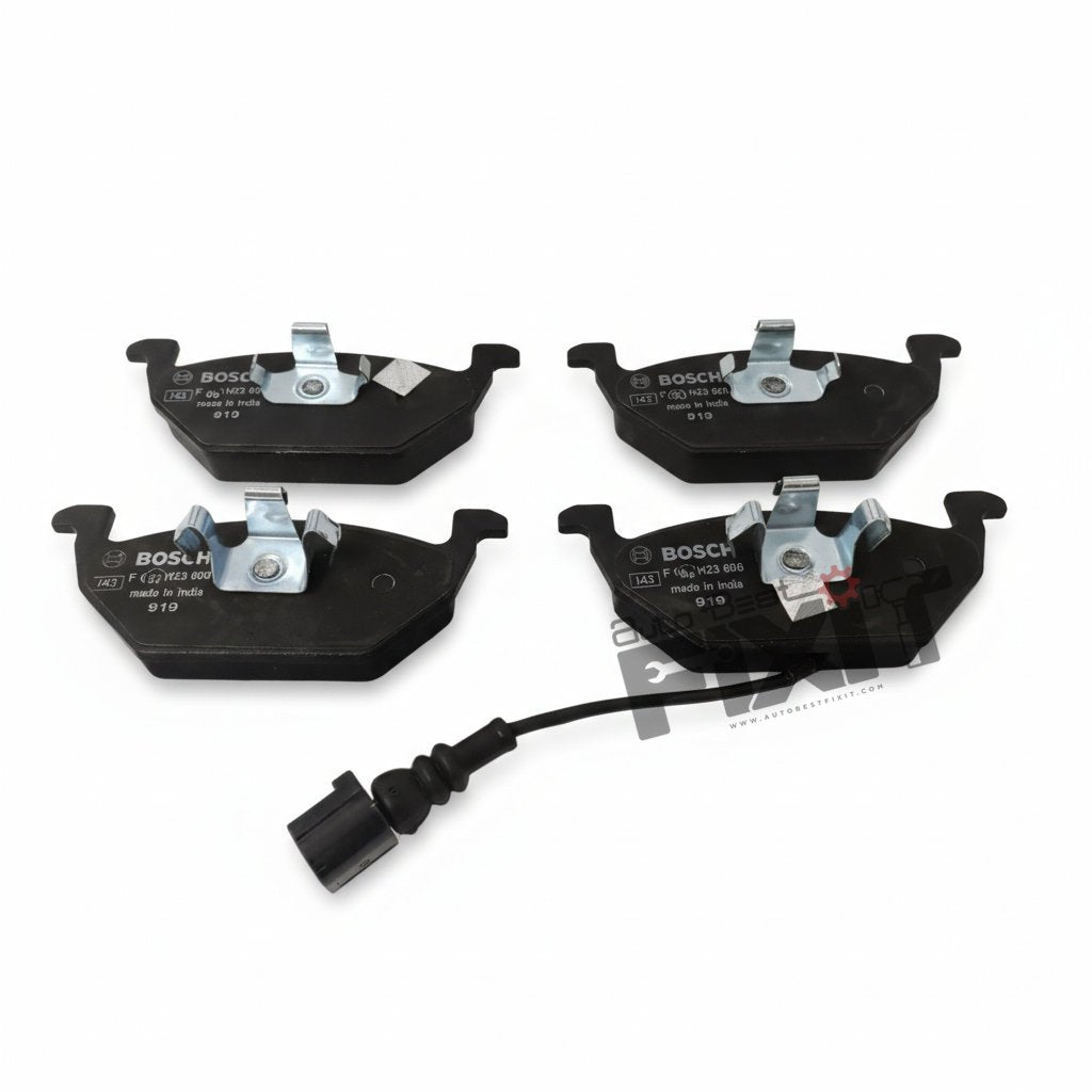 BOSCH FRONT BRAKE PAD SET-LAURA 2004-2014/OCTAVIA 1999-2011/YETI 2009-2018/JETTA 2008-2015/POLO 1ST GEN 2009-2015/VENTO 1ST GEN 2010-2014 for SKODA JETTA