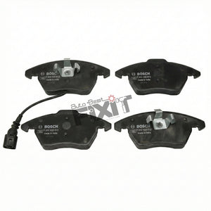 BOSCH FRONT BRAKE PAD SET-LAURA 2009-2014/SUPERB 2ND GEN 2008-2017/YETI 2010-2018/BEETLE 2015-2019/JETTA 2ND GEN 2011-2020/PASSAT 2007-2015/POLO 2014-2020/VENTO 2010-2020 Compatible with SKODA BEETLE Vehicle_1