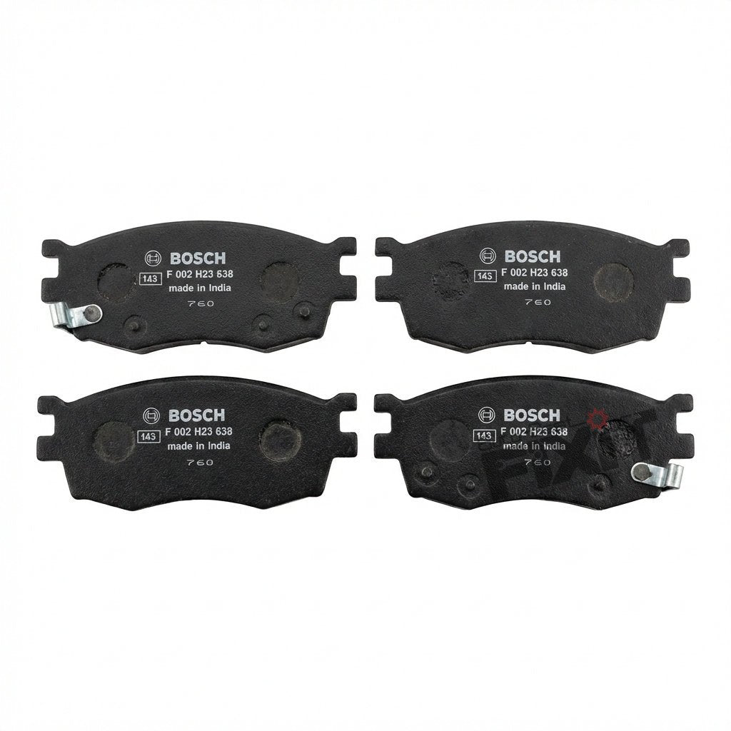 BOSCH FRONT BRAKE PAD SET-I20 1ST GEN 2008-2014/VERNA 3RD GEN 2006-2011 Compatible with HYUNDAI I20 Vehicle_1