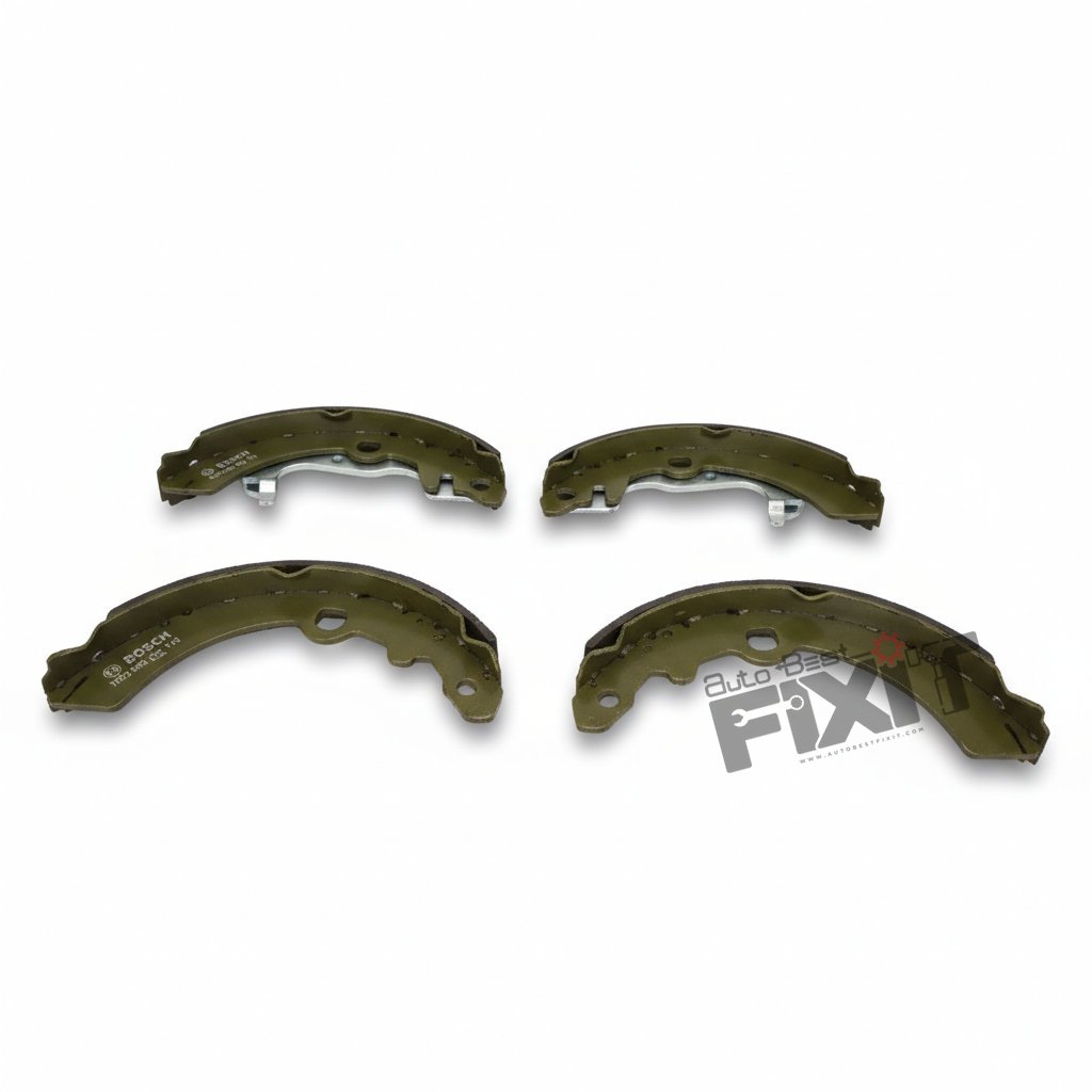 BOSCH REAR BRAKE SHOE SET-ALTO 2000-2016/WAGON R 2003-2018/ZEN ESTILO 1ST GEN 2006-2014 for MARUTI ALTO