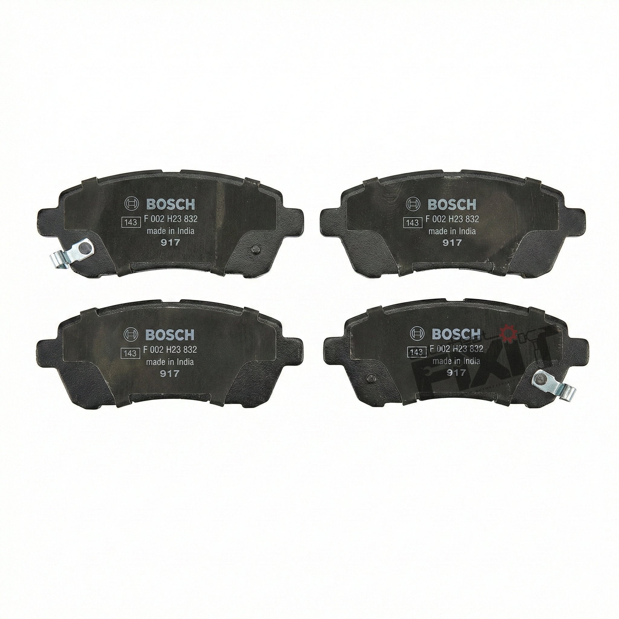 High-performance front brake pad set replacement for Ertiga 2012-Now / Xl6 1st Gen 2019 / Now showing heavy-duty connector pins and clean unit housing assembly.