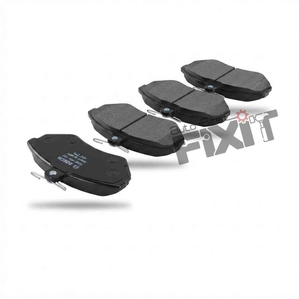 Bosch Chevrolet Enjoy Front Brake Pads 2012-2017 – Alternate Angle View
