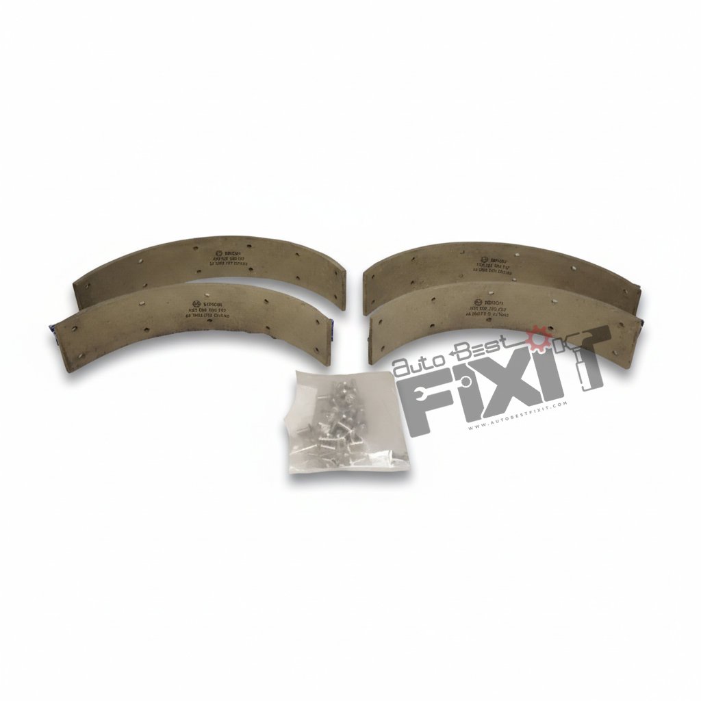 Mahindra Scorpio Brake Shoe Lining - Kit Diesel | 1st Gen 2002-2021 | Bosch