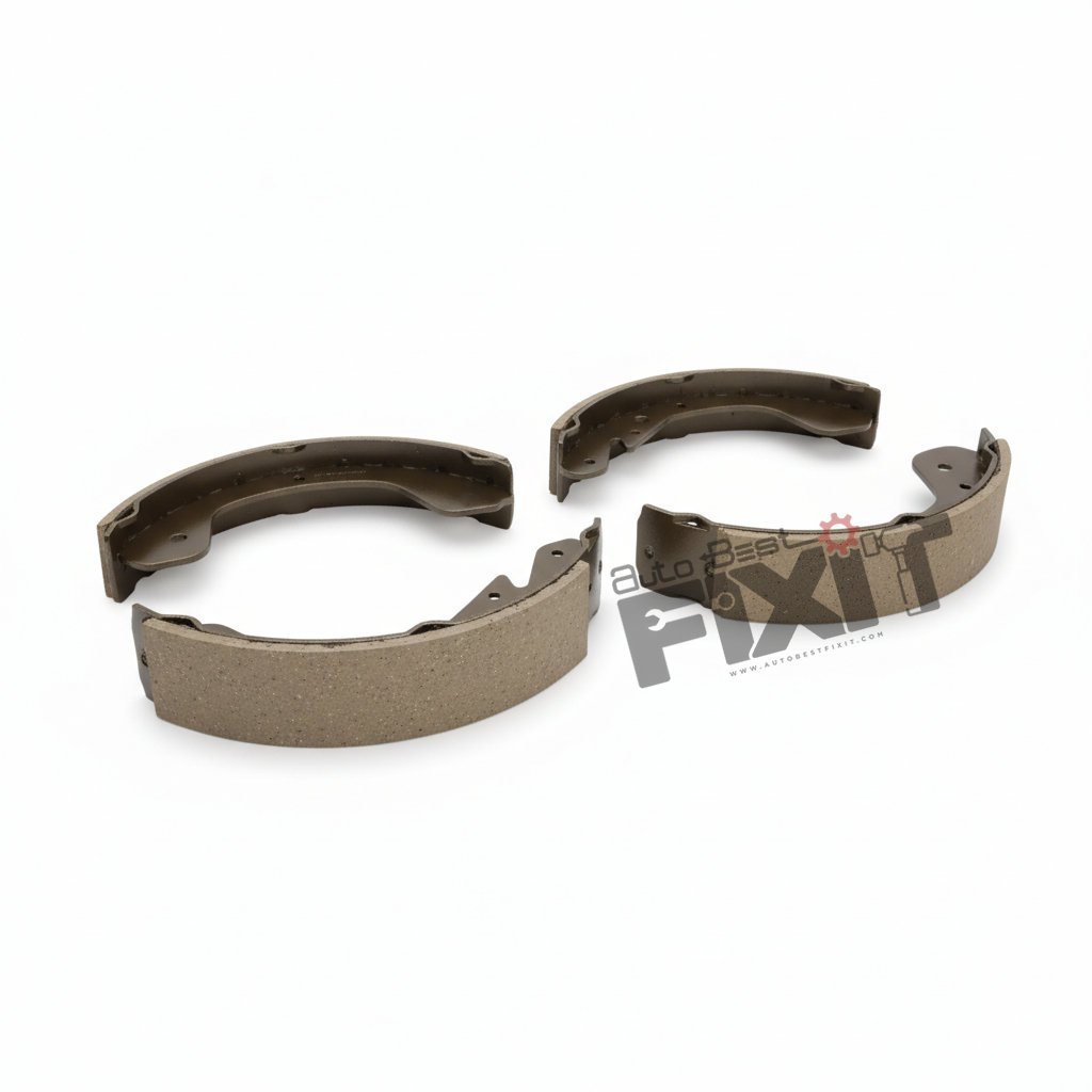 BOSCH REAR BRAKE SHOE SET-AVEO 2009-2013/BEAT 1ST GEN 2010-2018 Compatible with CHEVROLET AVEO Vehicle_1