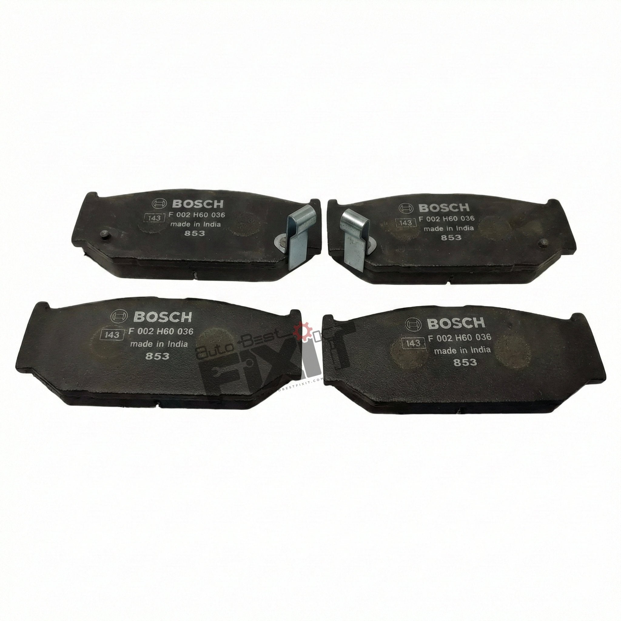 BOSCH FRONT BRAKE PAD SET-CIAZ 1ST GEN 2014-NOW/RITZ 1ST GEN 2009-2018/SWIFT 2005-2016 Compatible with MAHINDRA CIAZ Vehicle_1