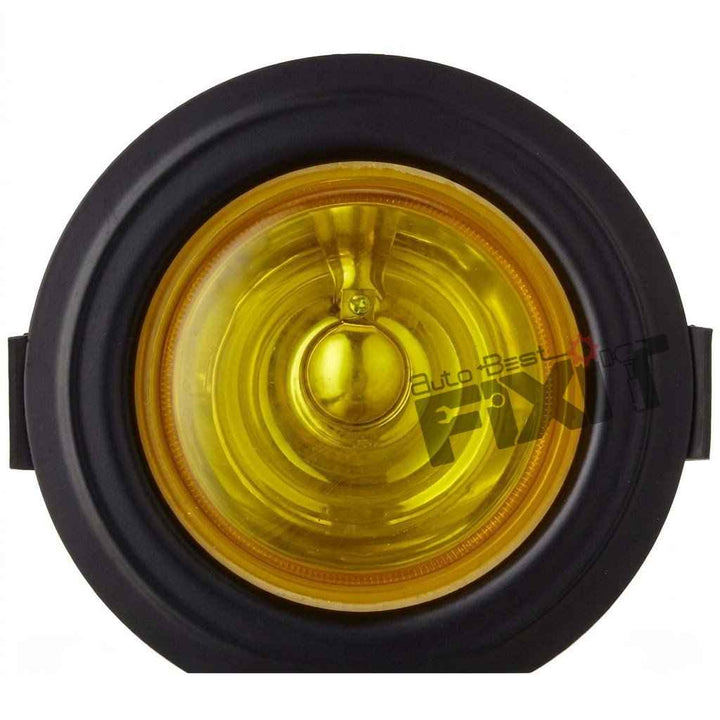 Mahindra Bolero Front Fog Lamp Assembly Black Rim Yellow Glass (Fog Light) | 2004-2020 | UNO MINDA