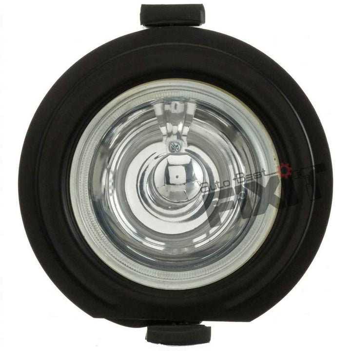 Mahindra Bolero / Bolero Pik-Up & More Front Fog Lamp Assembly Left/Right (LH/RH) Black Rim Clear Glass (Fog Light) | 2007-2026 | UNO MINDA