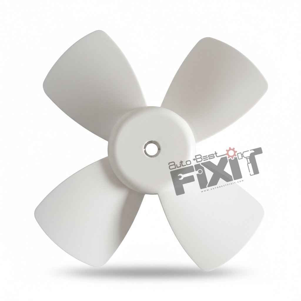 High-performance radiator fan blade replacement for Zen 1996-2003 / 800 2nd Gen 1986-2014 showing heavy-duty connector pins and clean unit housing assembly.