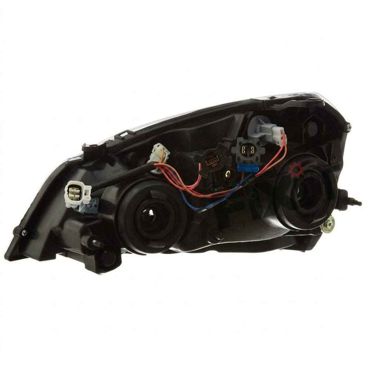 Tata Indica / Indigo Headlight Assembly Right (RH) Black Bezel With Wire | 2002-2019 | UNO MINDA